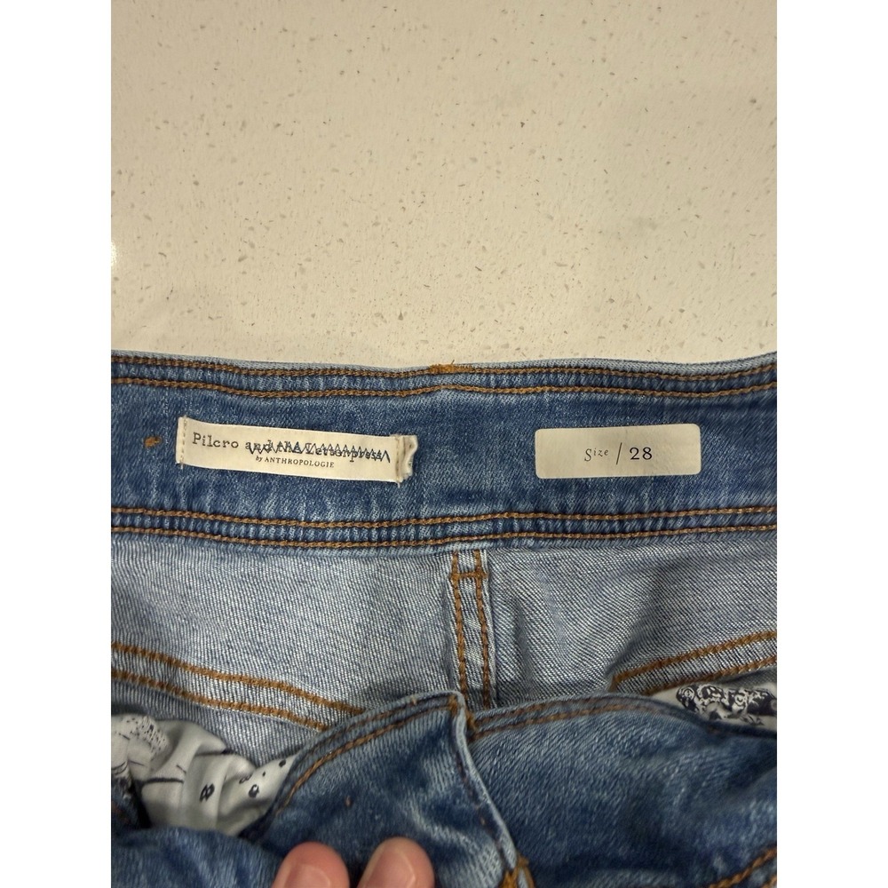 Anthropologie Pilcro Ultra High Rise Pleated Jeans Women's 28 - Picture 3 of 7
